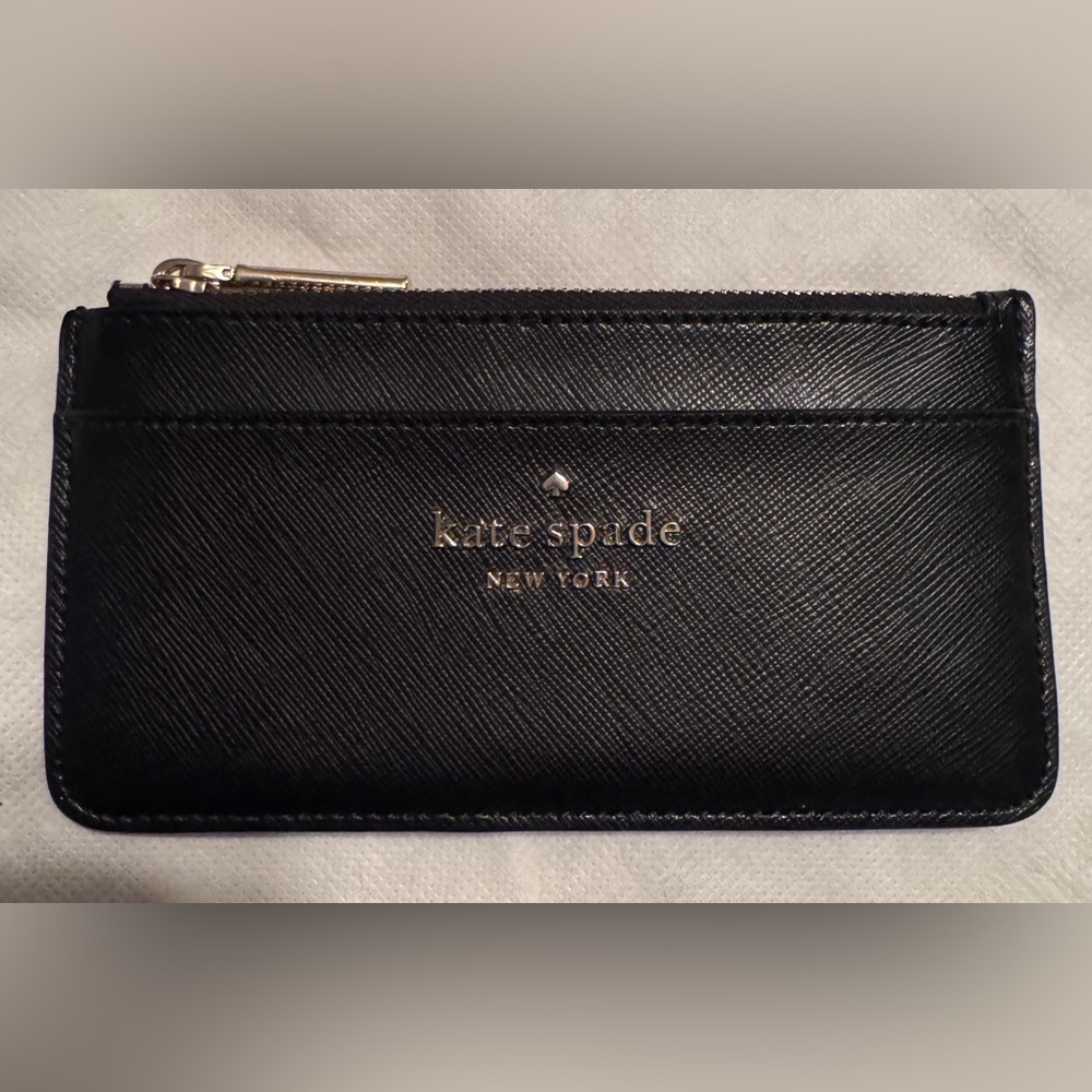 Kate Spade Large Staci Slim Leather Cardholder Wallet EUC